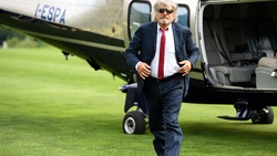 Ferrero arriva in elicottero al ritiro della Sampdoria