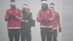 Vinovo, il clima non ferma la Juventus: seduta tra la nebbia