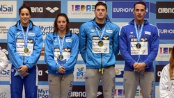 Nuoto, Europei vasca corta: oro staffetta italiana