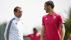 Juventus, Bonucci a Vinovo dopo il no alla Nazionale