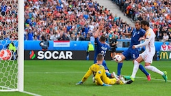 Italia-Spagna, Chiellini-gol: delirio azzurro a Parigi