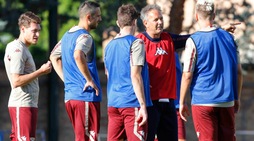 Torino, ultimo allenamento prima del ritiro di Bormio