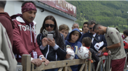 Torino, selfie e autografi per i granata a Bormio