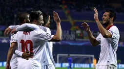 Champions League: Dinamo Zagabria-Siviglia 0-1, le immagini della gara
