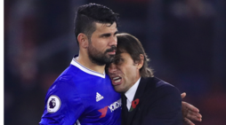 Premier League, l'abbraccio di Conte a Diego Costa