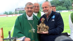 Il Cardinal Sepe e la benedizione al Napoli