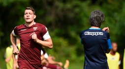 Torino, allenamento a Stans: Belotti corre verso il recupero