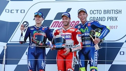 Festa Dovizioso a Silverstone davanti a Viñales e Rossi