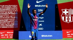 Dembélé si presenta, l'acquisto più caro nella storia del Barcellona