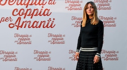 Ambra Angiolini, look bianconero