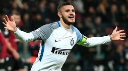 Cagliari-Inter 1-3, Icardi fa doppietta, Spalletti in vetta