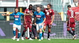 Serie A, Torino-Napoli 1-3: doppietta di Insigne e gol di Verdi