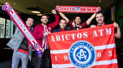 Juve-Atletico, i tifosi spagnoli a Torino con le maglie granata