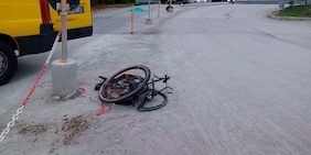 Rebellin, le immagini dell'incidente: com'è ridotta la bici