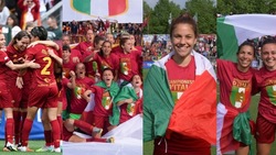 Roma Women, primo storico scudetto: le immagini della festa