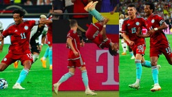 Juve, super Cuadrado con la Colombia: assist, gol e capriole