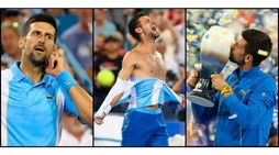 Djokovic fuori controllo, si strappa la maglietta per la gioia