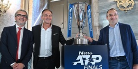 Nitto Atp Finals, le immagini del trofeo a Torino