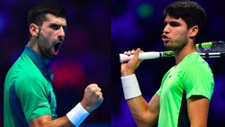 Djokovic batte Alcaraz: la semifinale delle Nitto ATP Finals in foto