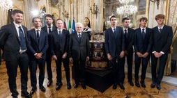 Sinner e gli eroi della Coppa Davis incontrano Mattarella al Quirinale