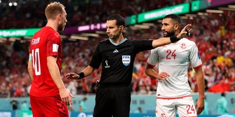Danimarca-Tunisia 0-0: Eriksen si accende tardi, Cornelius spreca
