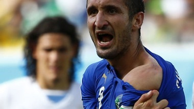 Chiellini: «Il morso? L'arbitro ha visto tutto»