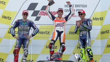 MotoGp: Marquez cannibale, podio per Rossi