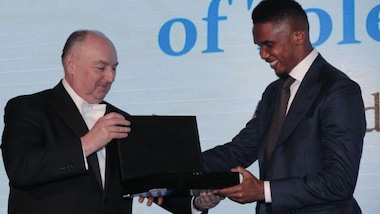 FOTO Samp, Eto'o premiato a Londra per il suo impegno contro il razzismo