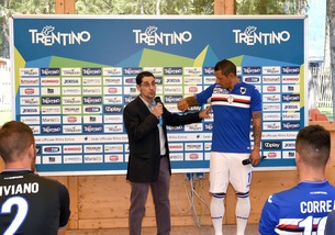 Sampdoria, arriva la maglia che "canta"