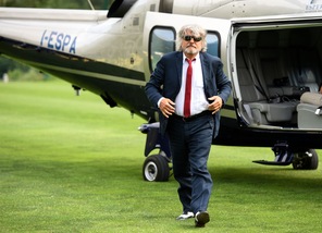 Ferrero arriva in elicottero al ritiro della Sampdoria