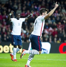Francia, blitz in Danimarca: doppietta di Giroud