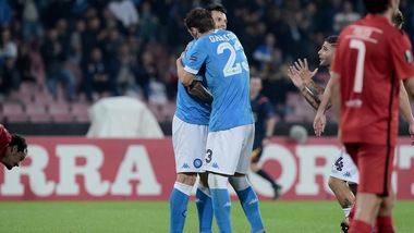 Diretta Europa League: Napoli-Midtjylland 5-0, El Kaddouri e doppio Gabbiadini. Poi Maggio e Callejon