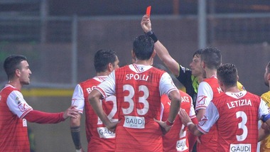 Carpi, Borriello: da tre a due giornate di squalifica