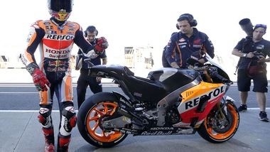 MotoGp Honda, Marquez: «Test non sono importanti»