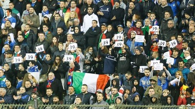 Belgio-Italia: tutto fermo al 39' per la commemorazione dell'Heysel