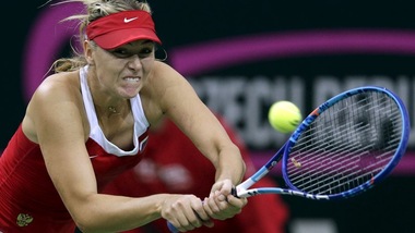 Tennis, Fed Cup: Sharapova batte Kvitova, Rep.Ceca-Russia 1-2