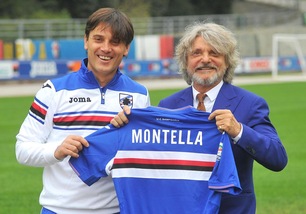 Sampdoria, riecco Montella. In posa con Ferrero