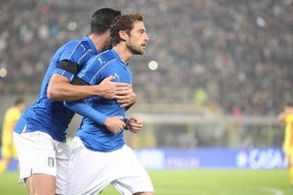 Italia-Romania 2-2, segna Marchisio su rigore