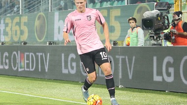 Serie A Palermo, con il gruppo Hiljemark e Trajkovski