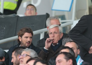 Serie B, Novara-Spezia 1-0, in tribuna c'è Lippi