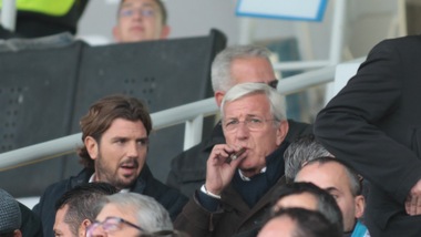 Serie B, Novara-Spezia 1-0, in tribuna c'è Lippi