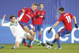 Champions League: Cska Mosca-Wolfsburg 0-2, russi fuori