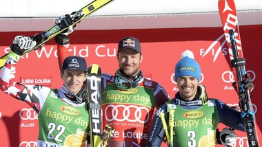 Sci, SuperG cdm: Peter Fill ancora sul podio, è terzo. Vince Svindal