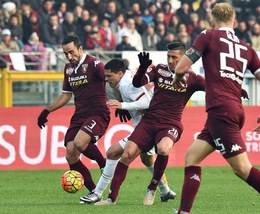 Serie A, Torino-Roma 1-1: Maxi Lopez risponde a Pjanic