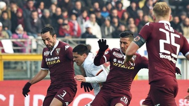 Serie A, Torino-Roma 1-1: Maxi Lopez risponde a Pjanic