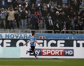 Novara-Lanciano 4-1, azzurri a raffica