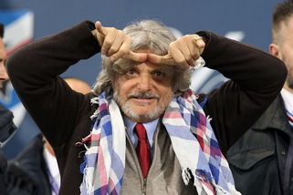 Sampdoria-Sassuolo: Ferrero fa il "toro" prima della partita