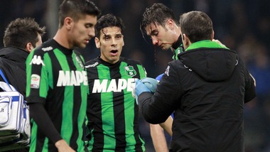 Serie A Sassuolo, frattura al naso per Peluso