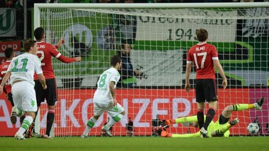 Champions League: Wolfsburg-Manchester United 3-2, inglesi fuori