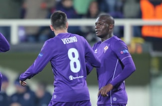 Europa League, Saint Etienne-Lazio 1-1, Fiorentina-Belenenses 1-0